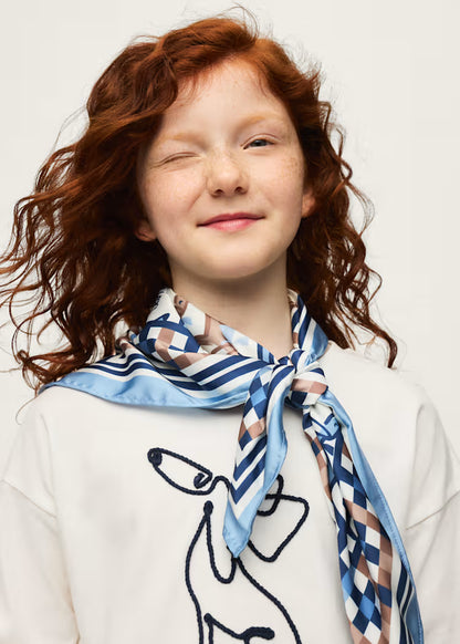 MAYORAL KIDS SET T SHIRT & SCARF
