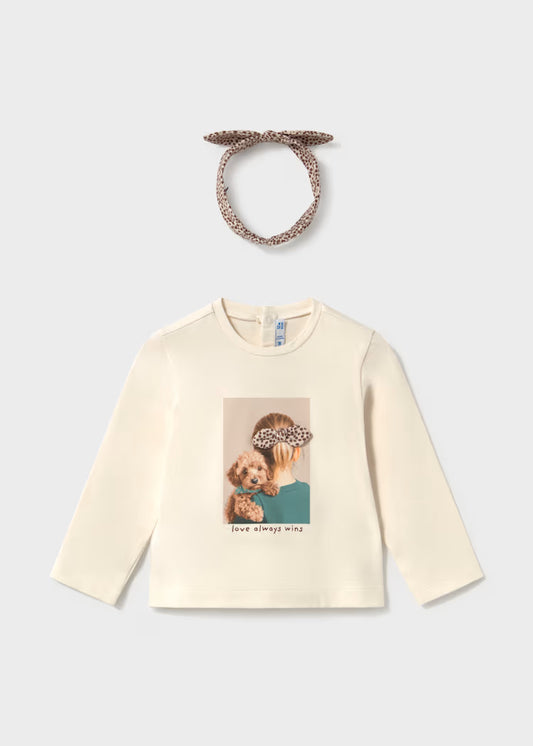 MAYORAL GIRLS RIBBON BLOUSE