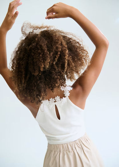 MAYORAL GIRLS FLOWERS TANK TOP