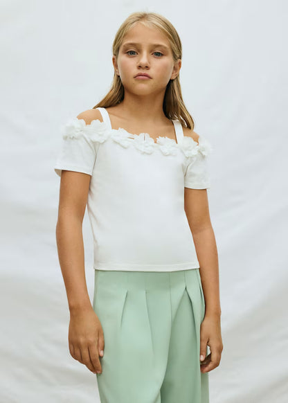 MAYORAL GIRLS FLORAL BLOUSE