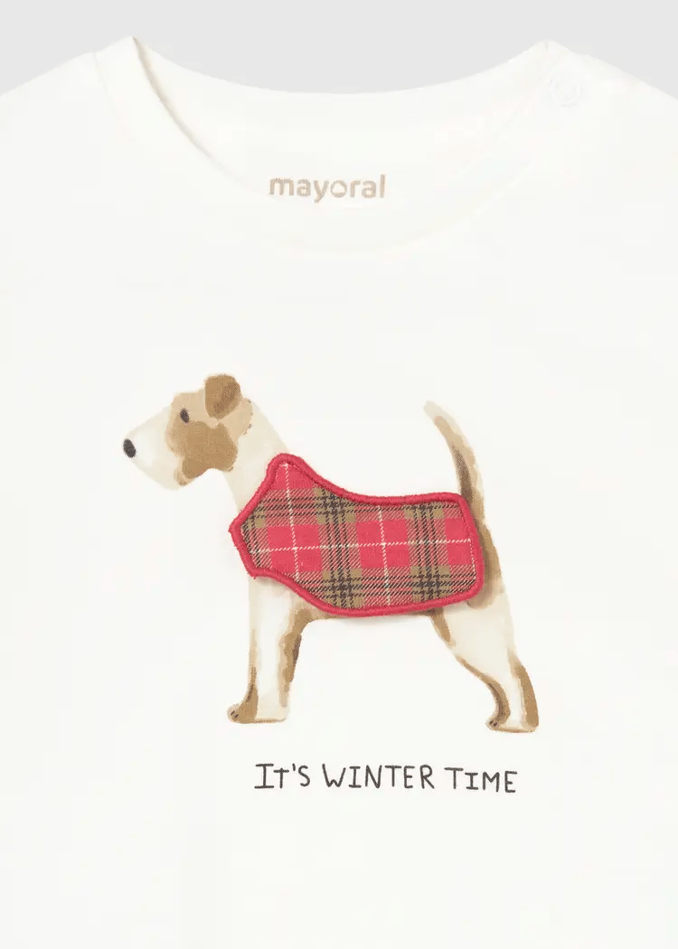 MAYORAL ITS WINTER TIME PLAY T SHIRT