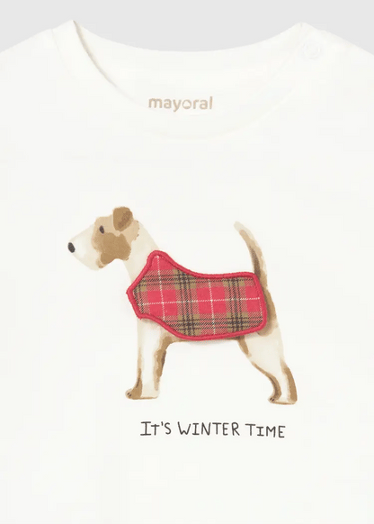 MAYORAL ITS WINTER TIME PLAY T SHIRT