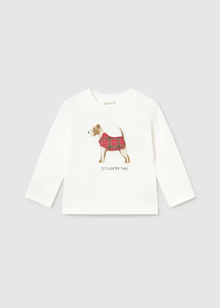 MAYORAL ITS WINTER TIME PLAY T SHIRT