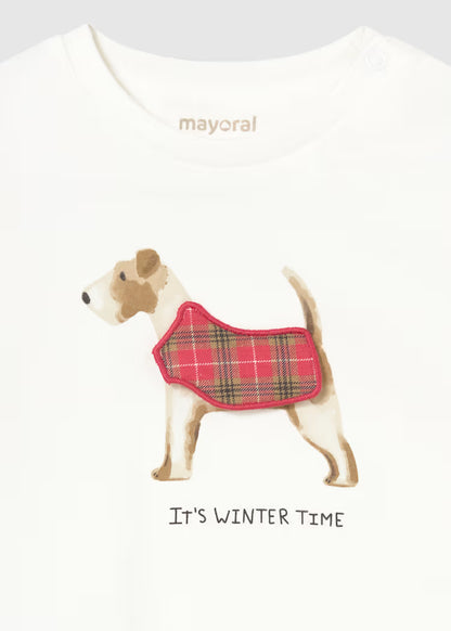 MAYORAL ITS WINTER TIME PLAY T SHIRT
