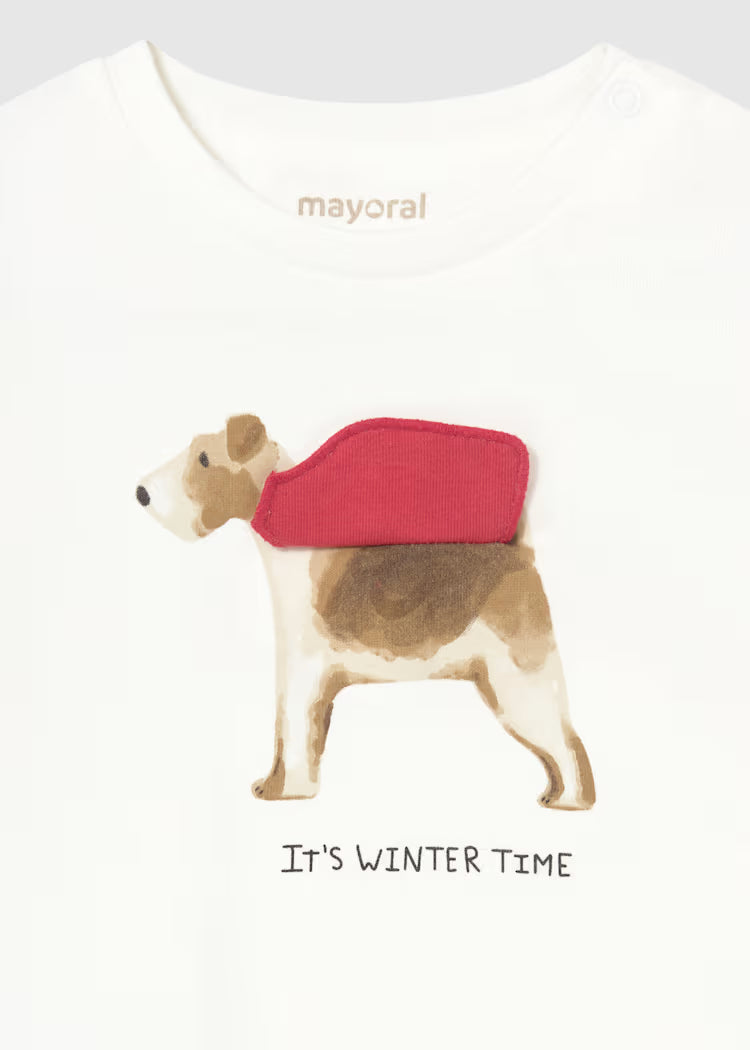 MAYORAL ITS WINTER TIME PLAY T SHIRT