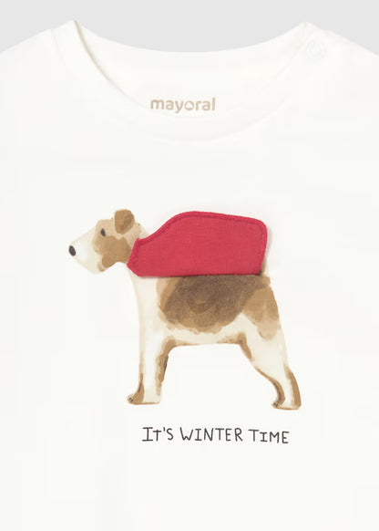MAYORAL ITS WINTER TIME PLAY T SHIRT