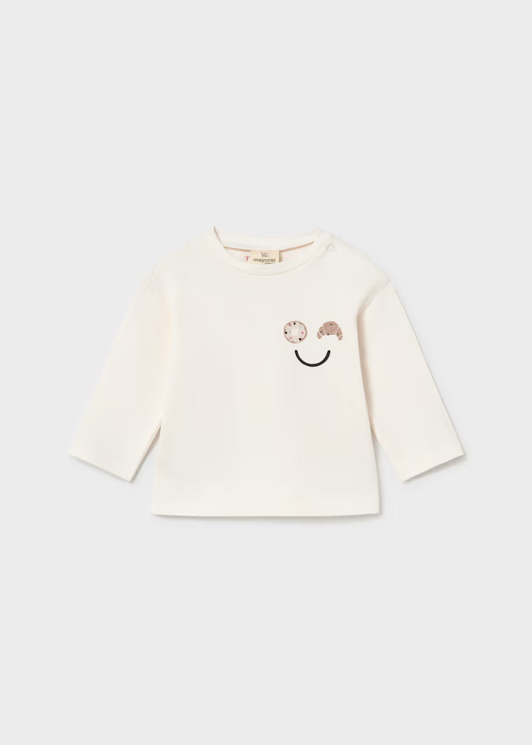 MAYORAL KIDS SMILEY LS T SHIRT