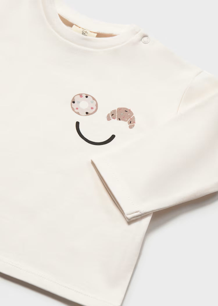 MAYORAL KIDS SMILEY LS T SHIRT