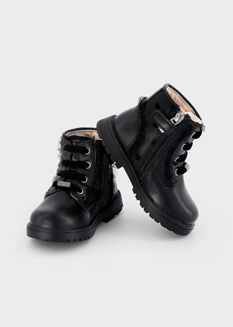 MAYORAL GIRLS PEPLUM BIKER BOOTS