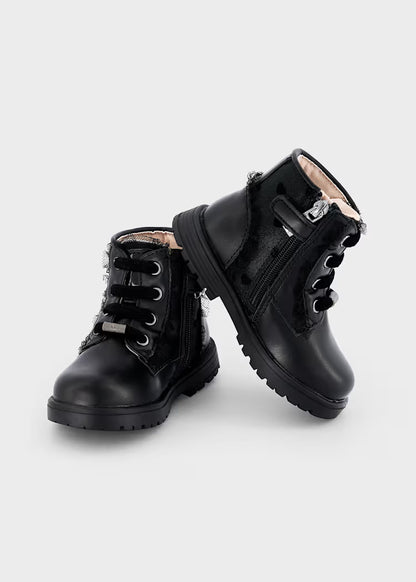 MAYORAL GIRLS PEPLUM BIKER BOOTS