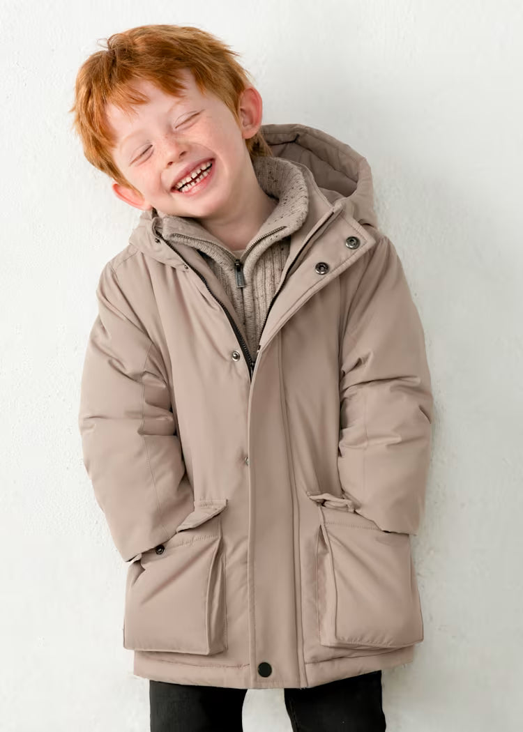 MAYORAL KIDS HOODED PUFFER JACKET