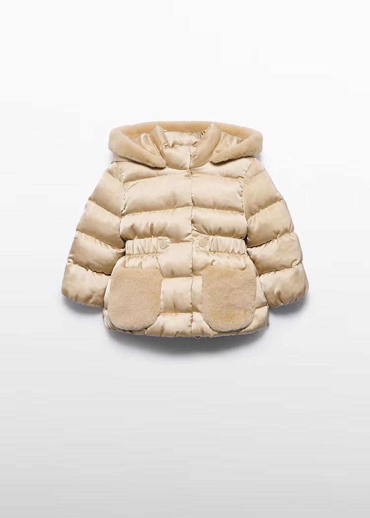 ABEL AND LULA BY MAYORAL PUFFER SATIN JACKET