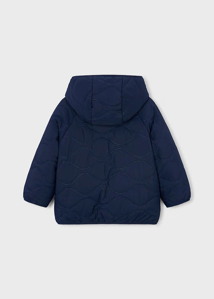MAYORAL KIDS REVERSIBLE PADDED-FUR JACKET