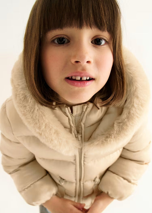 ABEL&LULA BY MAYORAL JACKET WITH FUR POCKETS