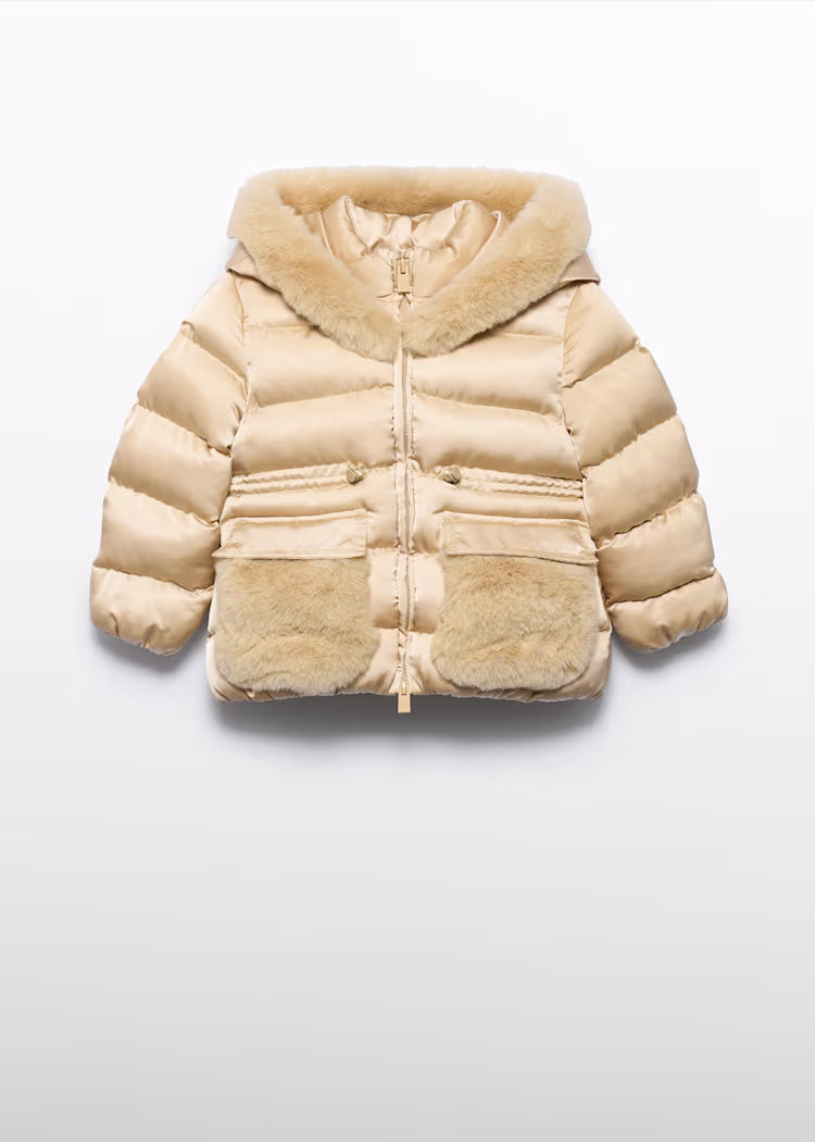 ABEL&LULA BY MAYORAL JACKET WITH FUR POCKETS