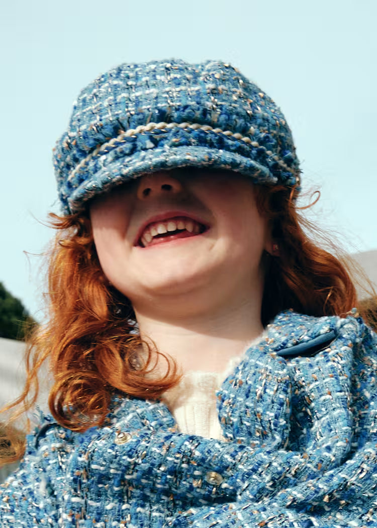 MAYORAL ABEL&LULA GIRLS NAUTIC TWEED CAP