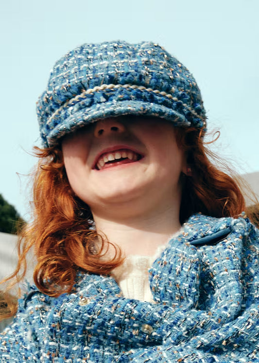 MAYORAL ABEL&LULA GIRLS NAUTIC TWEED CAP