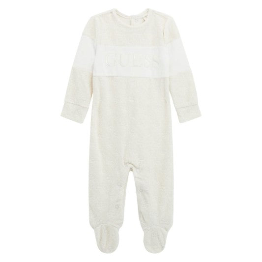 GUESS JEANS NEWBORN CHENILLE OVERALL
