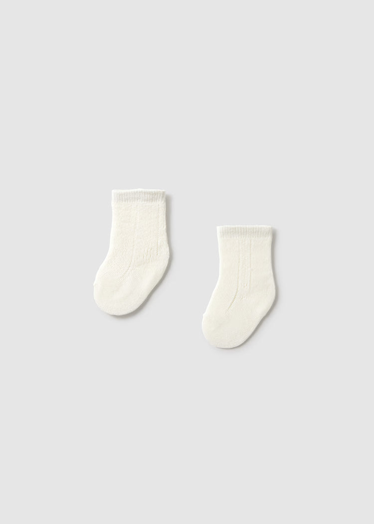 MAYORAL NEWBORN 2 PACK FORMAL SOCKS