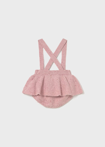 MAYORAL NEWBORN 3 PIECES KNIT SKIRT SET