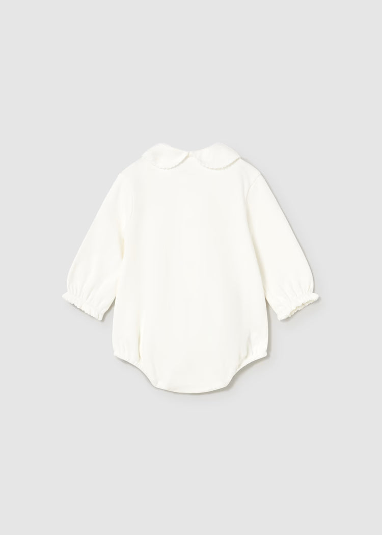 MAYORAL NEWBORN COLLARED BODYSUIT