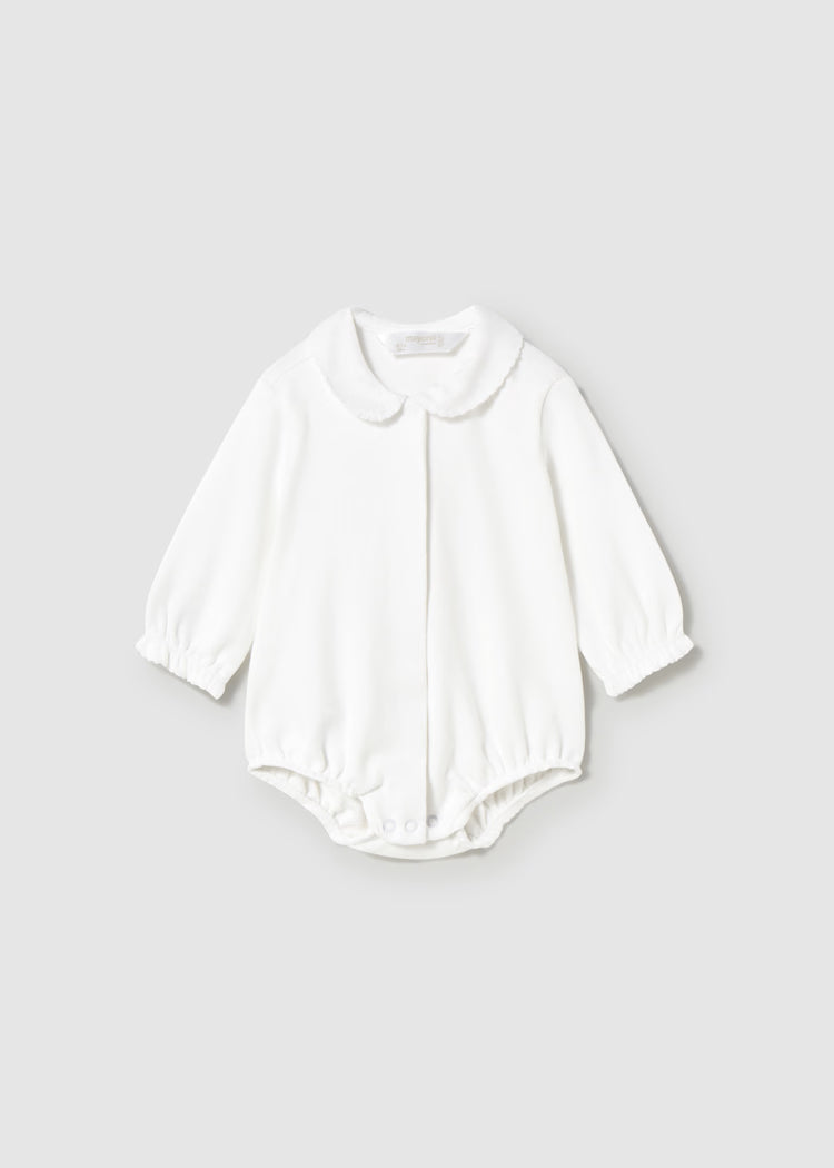 MAYORAL NEWBORN COLLARED BODYSUIT