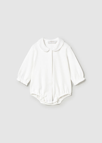 MAYORAL NEWBORN COLLARED BODYSUIT