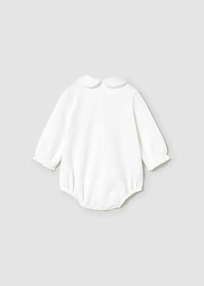 MAYORAL NEWBORN COLLARED BODYSUIT