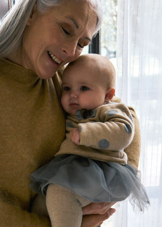 MAYORAL NEWBORN COMBINED TULLE DRESS