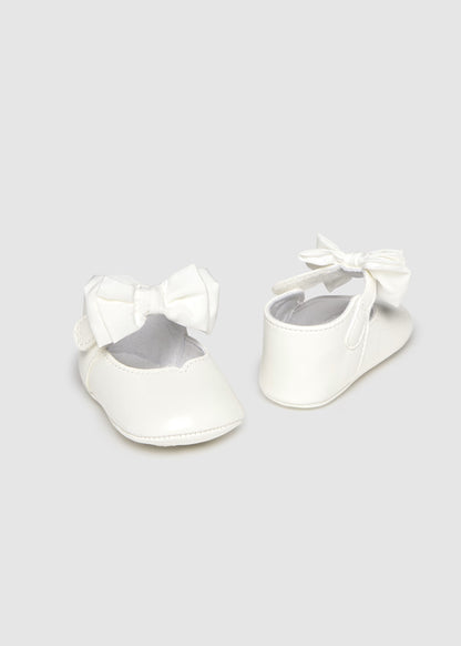 MAYORAL NEWBORN GIRL BOW MARY JANES