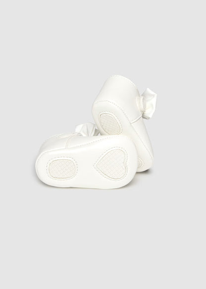 MAYORAL NEWBORN GIRL BOW MARY JANES