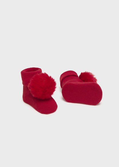 MAYORAL NEWBORN HEADBAND AND SOCKS SET