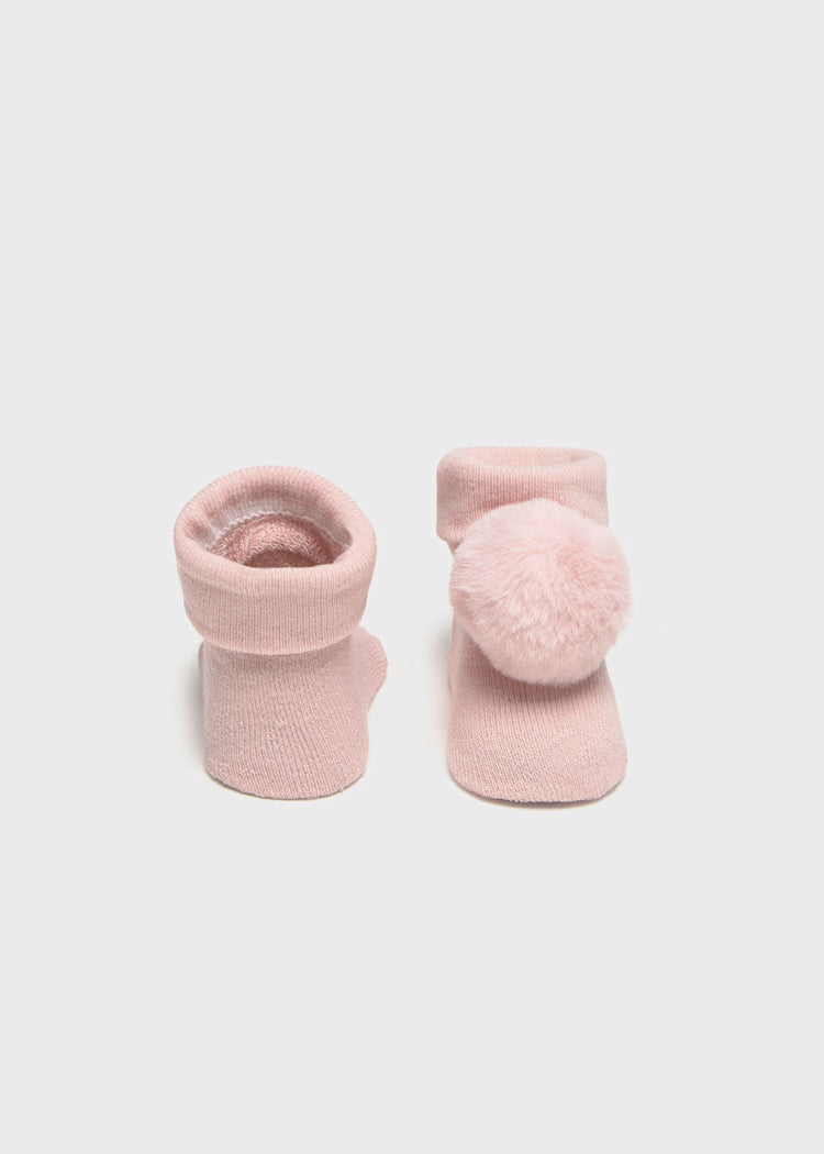 MAYORAL NEWBORN HEADBAND AND SOCKS SET