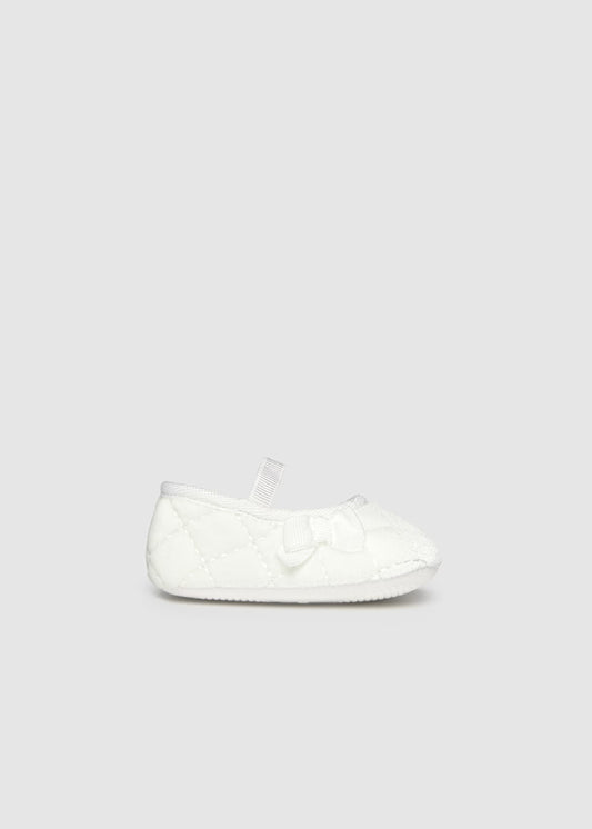 MAYORAL NEWBORN GIRL VELVET MARY JANES