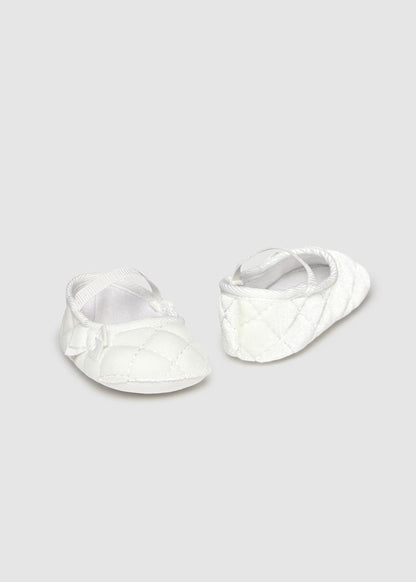 MAYORAL NEWBORN GIRL VELVET MARY JANES