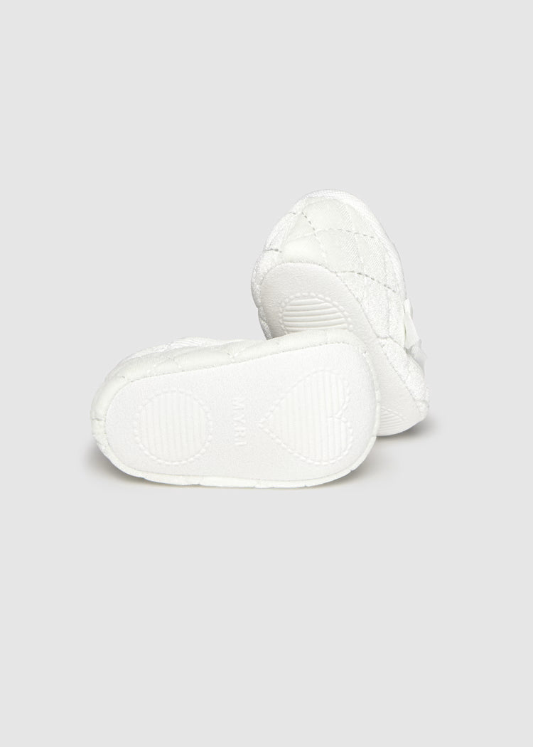 MAYORAL NEWBORN GIRL VELVET MARY JANES