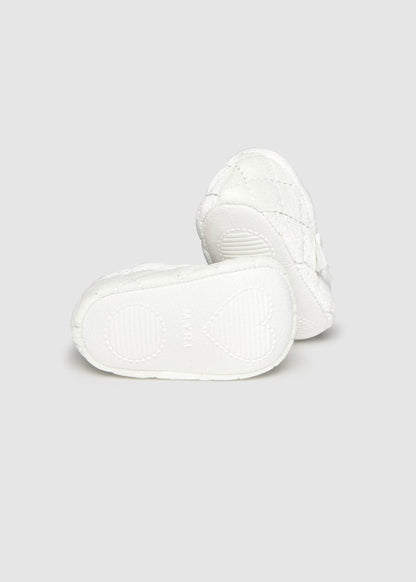 MAYORAL NEWBORN GIRL VELVET MARY JANES