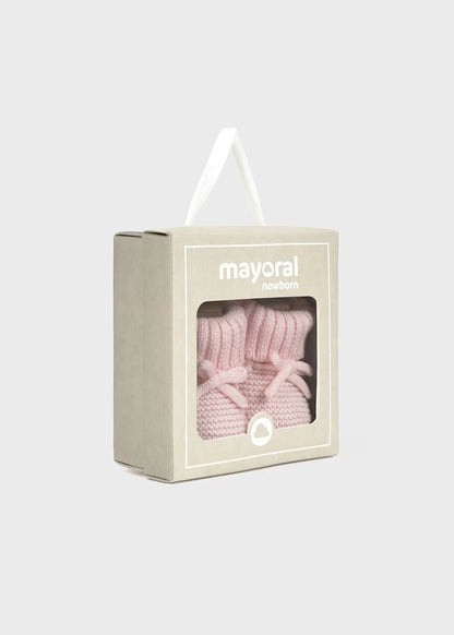 MAYORAL NEWBORN KNITTED BOOTIES