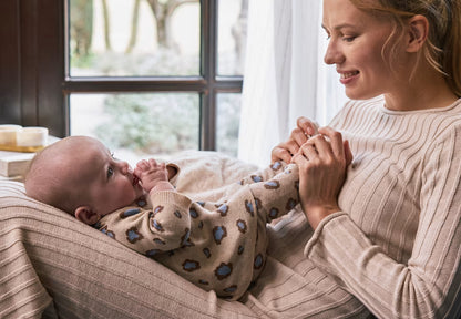 MAYORAL NEWBORN PRINT JUMPER AND TROUSER SET