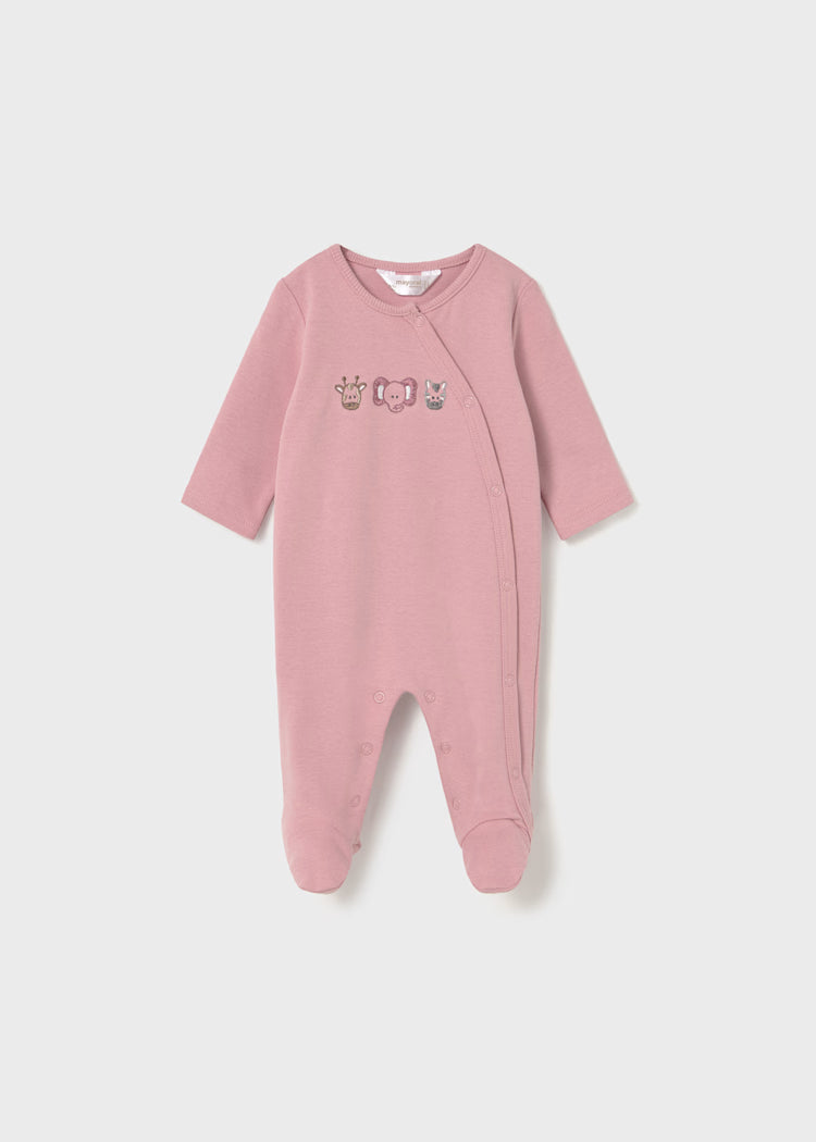 MAYORAL NEWBORN SET 2 ROMPERS WITH FEET