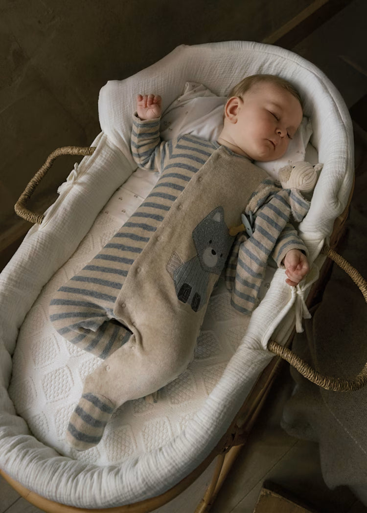 MAYORAL NEWBORN SET OF 2 ROMPERS WITH FEET