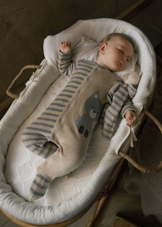 MAYORAL NEWBORN SET OF 2 ROMPERS WITH FEET