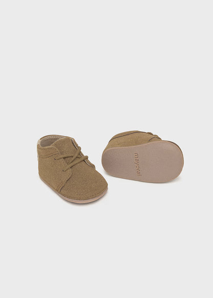 MAYORAL NEWBORN SUEDE BOOTS