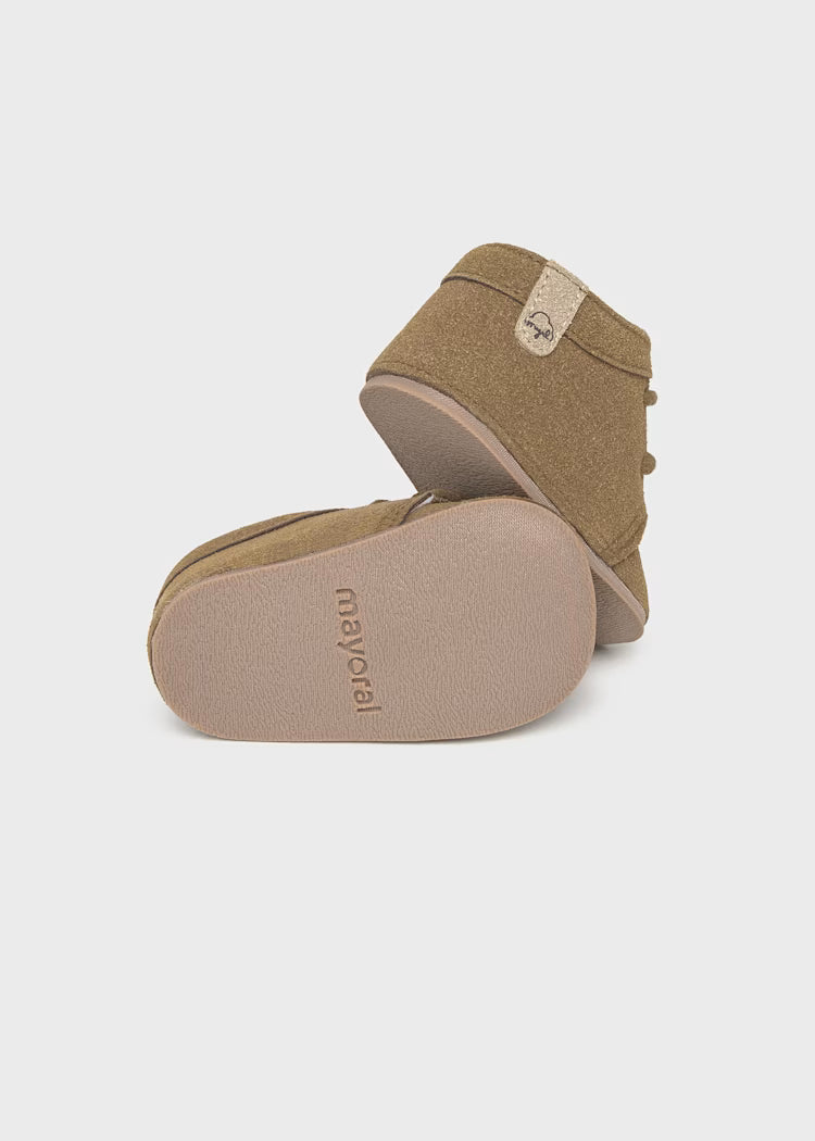 MAYORAL NEWBORN SUEDE BOOTS