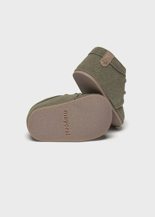 MAYORAL NEWBORN SUEDE BOOTS