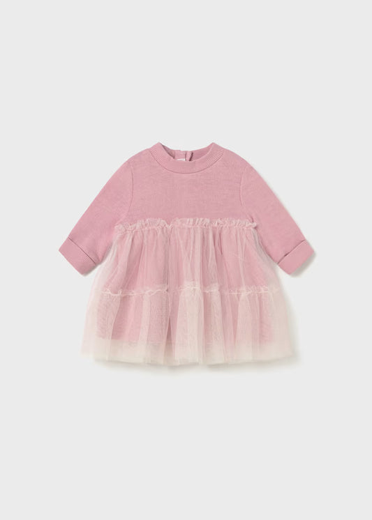 MAYORAL NEWBORN TULLE DRESS
