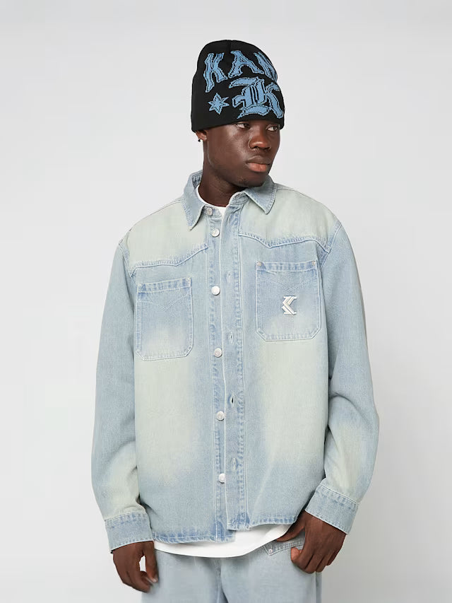 KARL KANI OG K WESTERN DENIM OVERSHIRT