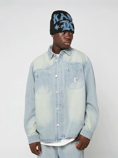 KARL KANI OG K WESTERN DENIM OVERSHIRT