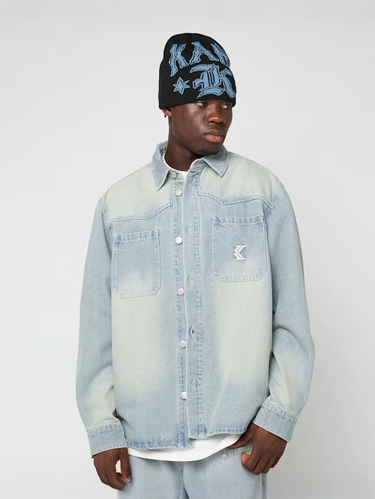 KARL KANI OG K WESTERN DENIM OVERSHIRT
