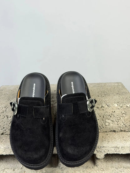 ACUPUNCTURE FASHION NYU TEXAS MULES